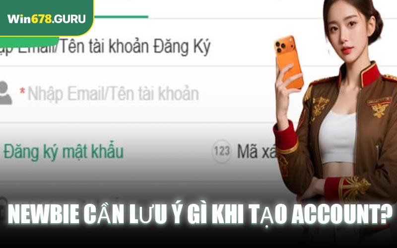 Newbie cần lưu ý gì khi tạo account?